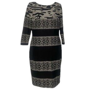 Joseph ribkoff multiple pattern dress